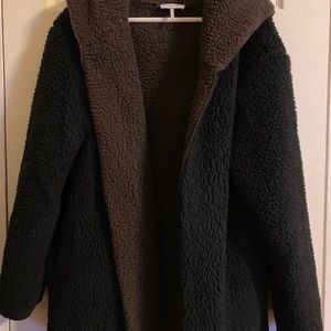 Reversible Hooded Teddy Jacket